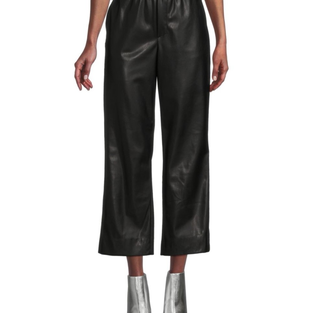 Bailey 44 imogen cropped faux leather pants, size large, new with tags